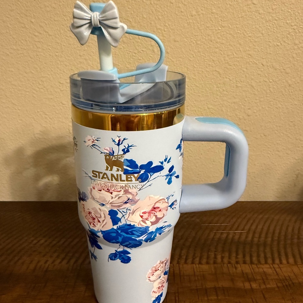 COPY - Stanley 14oz Floral Tumbler with Straw